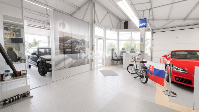 MODERNÝ, ZABEHNUTÝ, KOMPLETNE ZARIADENÝ AUTOSERVIS, LOZORNO